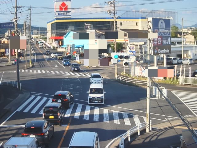 県道138号線（小田交差点）映像