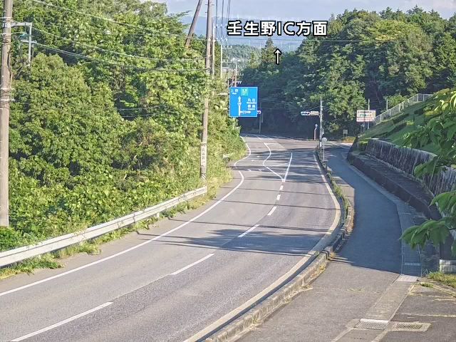 県道49号線（阿山中学校前）映像